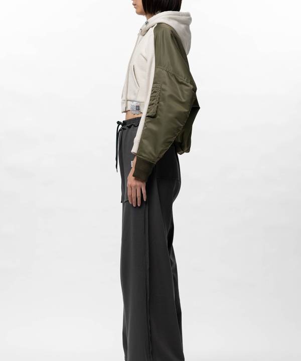 Front Back Combined Hooded Jacket