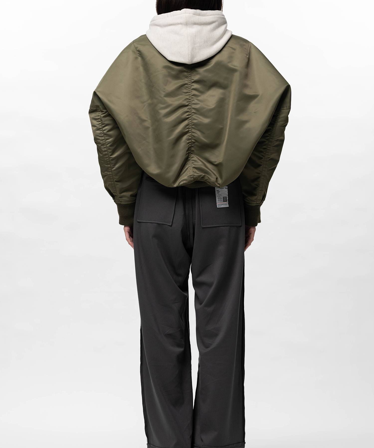 Front Back Combined Hooded Jacket