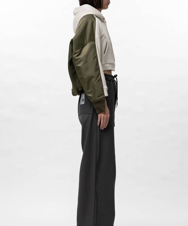 Front Back Combined Hooded Jacket