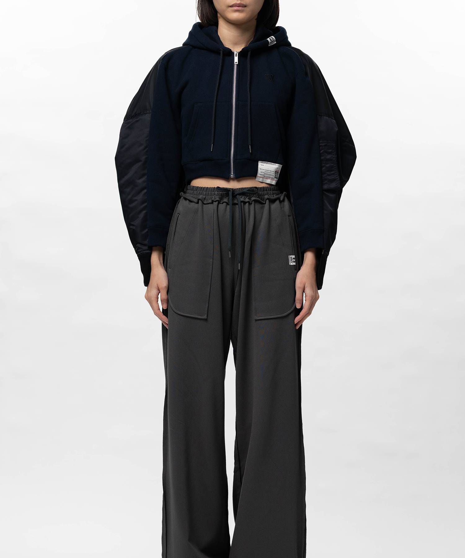 Front Back Combined Hooded Jacket