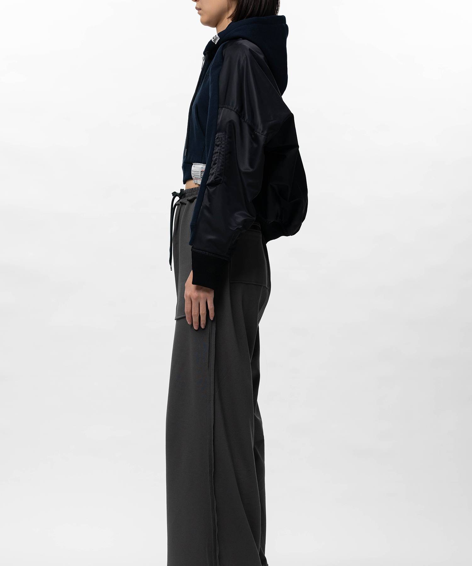 Front Back Combined Hooded Jacket