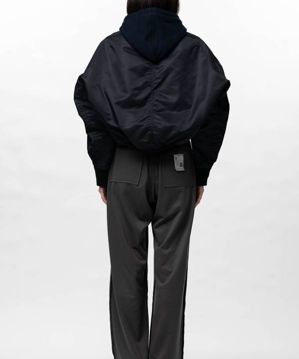 Front Back Combined Hooded Jacket