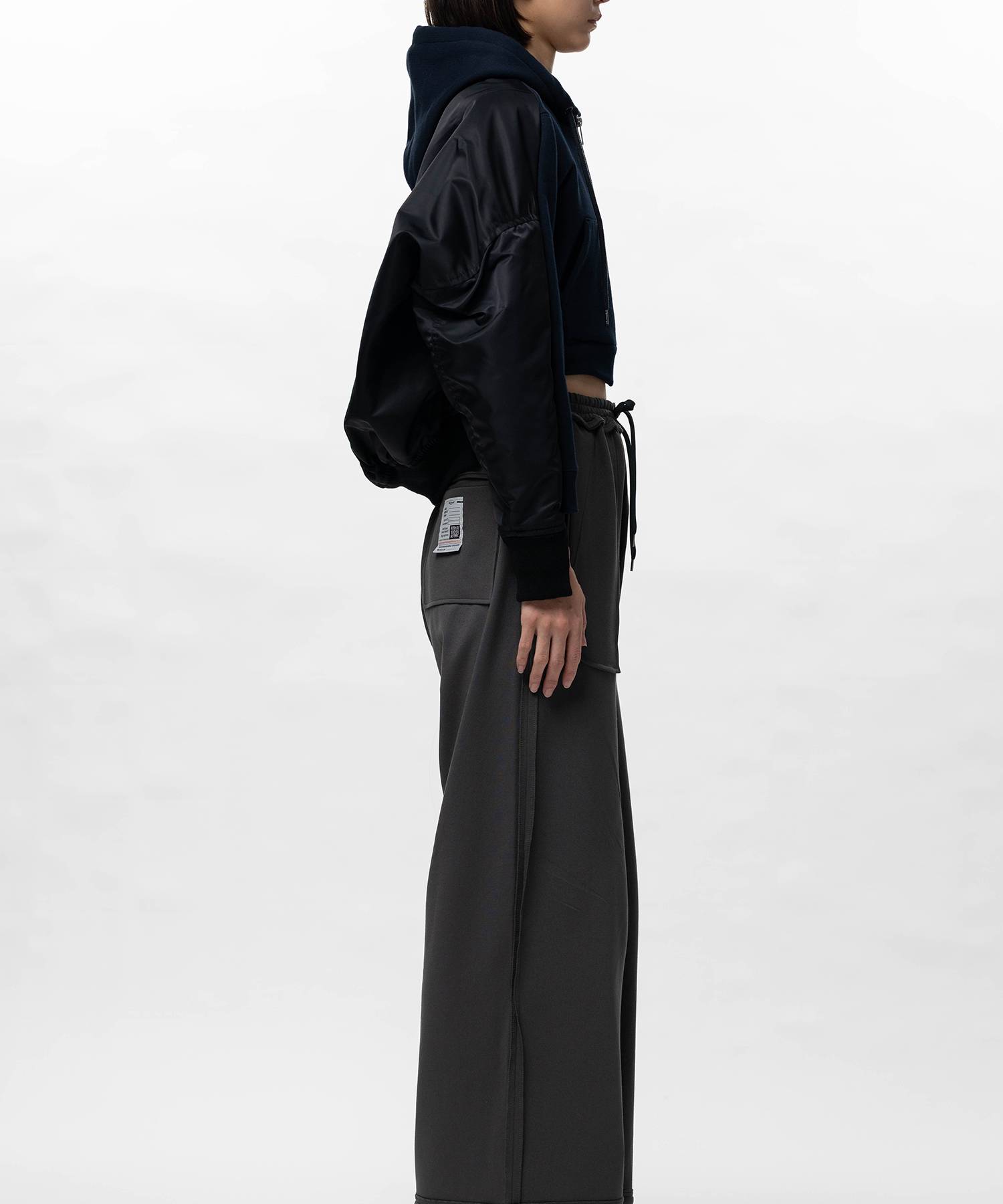 Front Back Combined Hooded Jacket