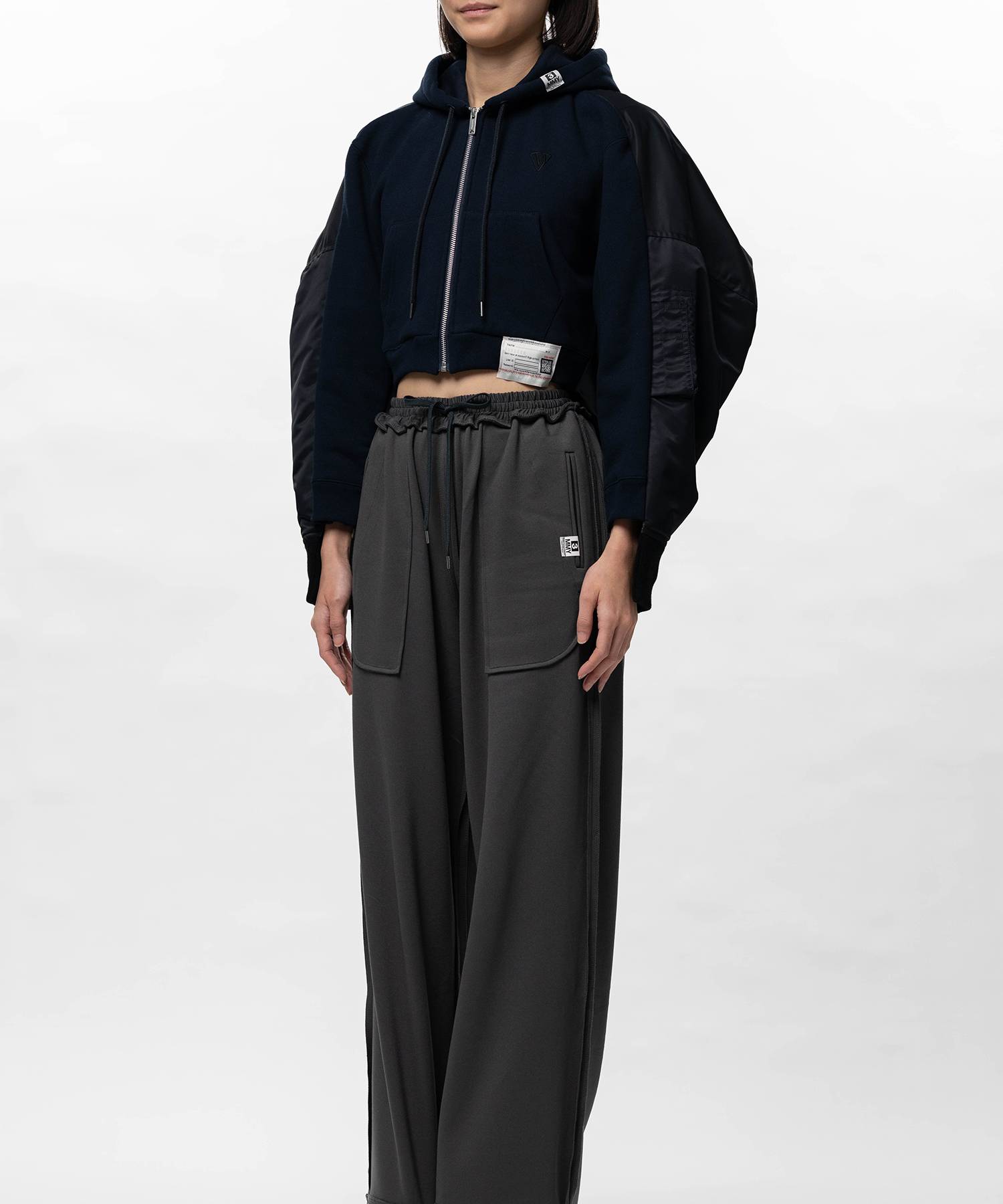 Front Back Combined Hooded Jacket