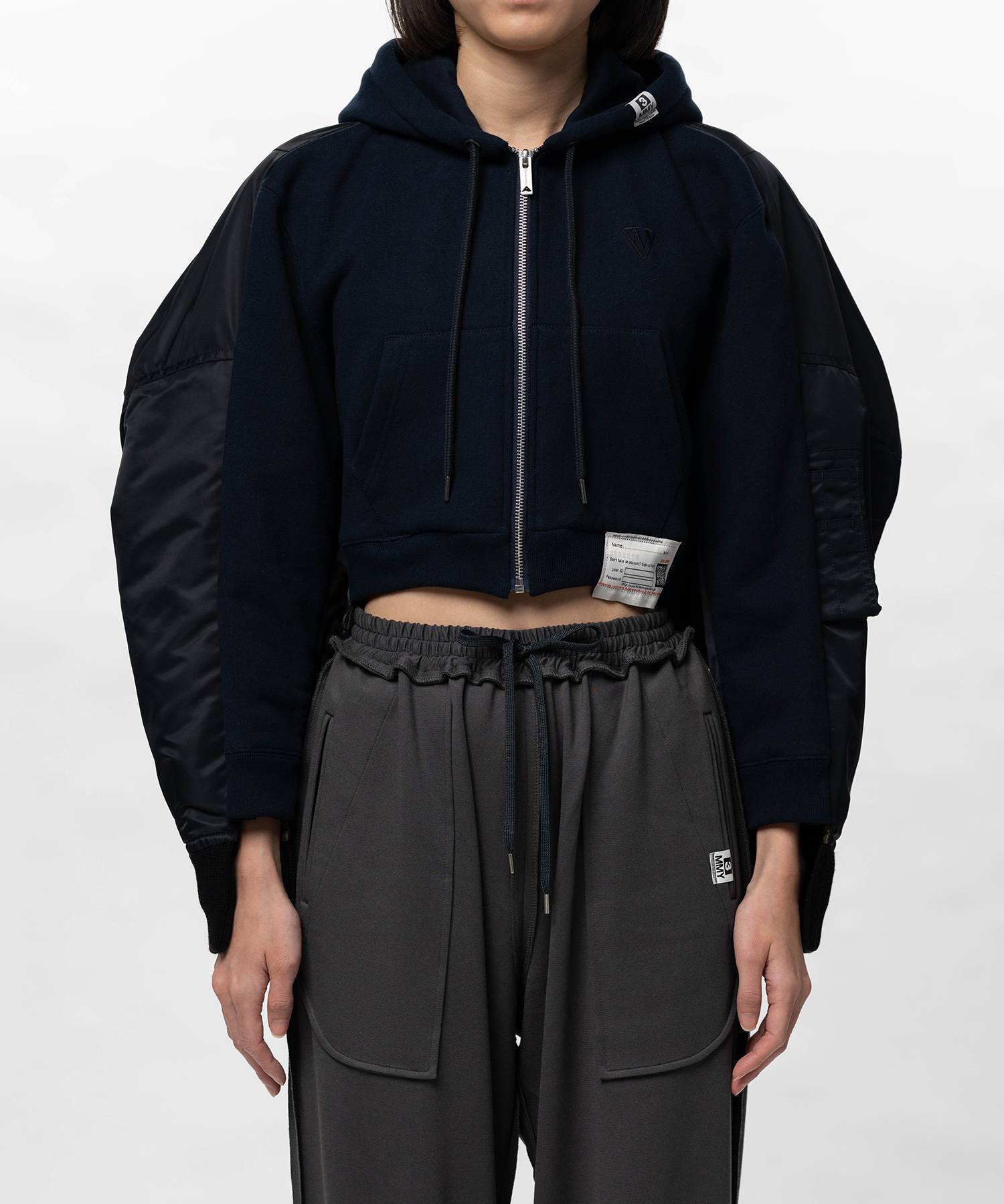 Front Back Combined Hooded Jacket