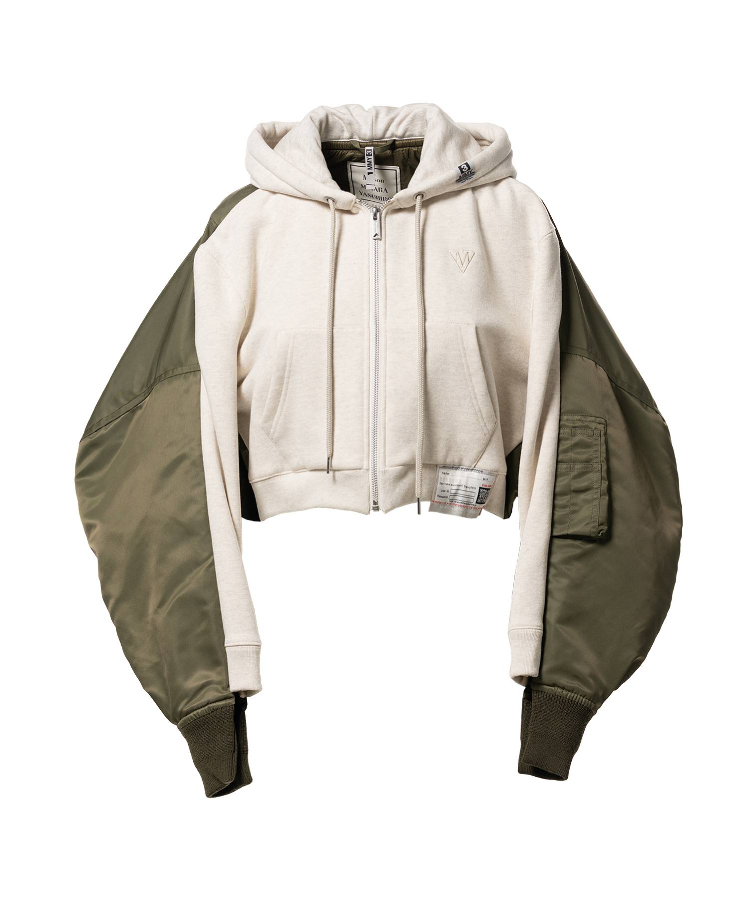 Front Back Combined Hooded Jacket