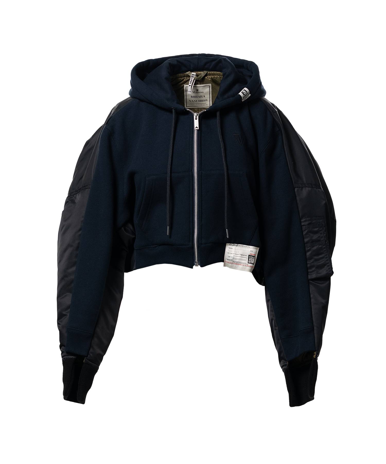 Front Back Combined Hooded Jacket
