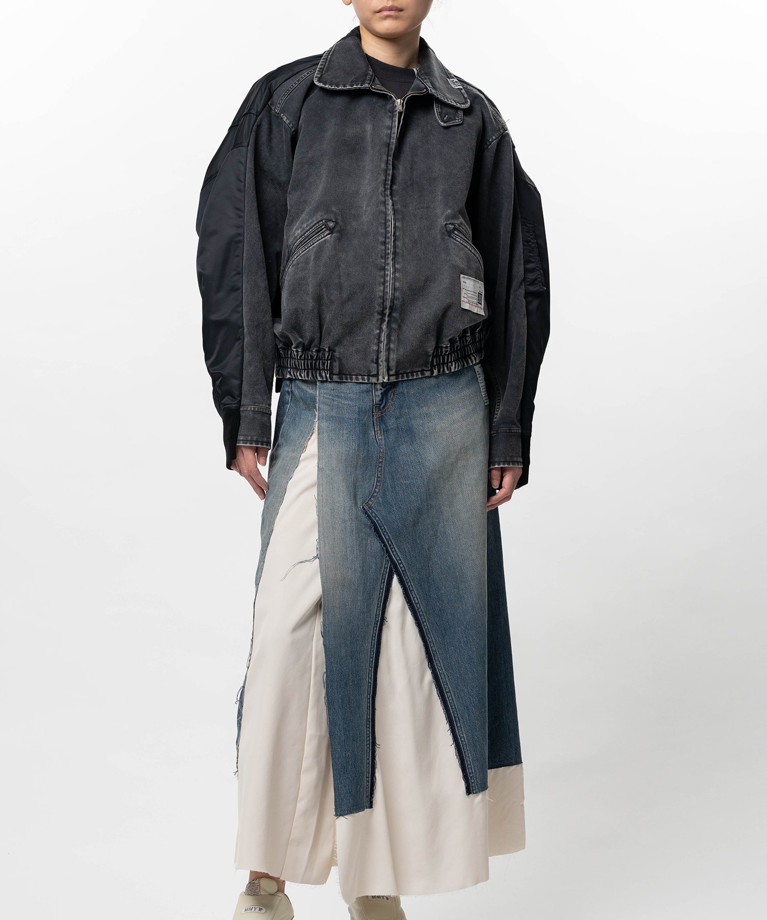 Front Back Combined Zip-up Jacket