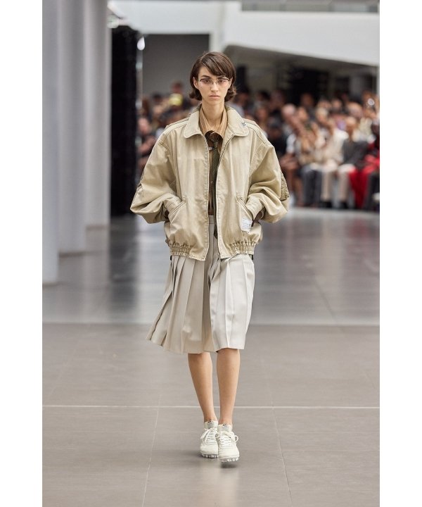 Front Back Combined Zip-up Jacket