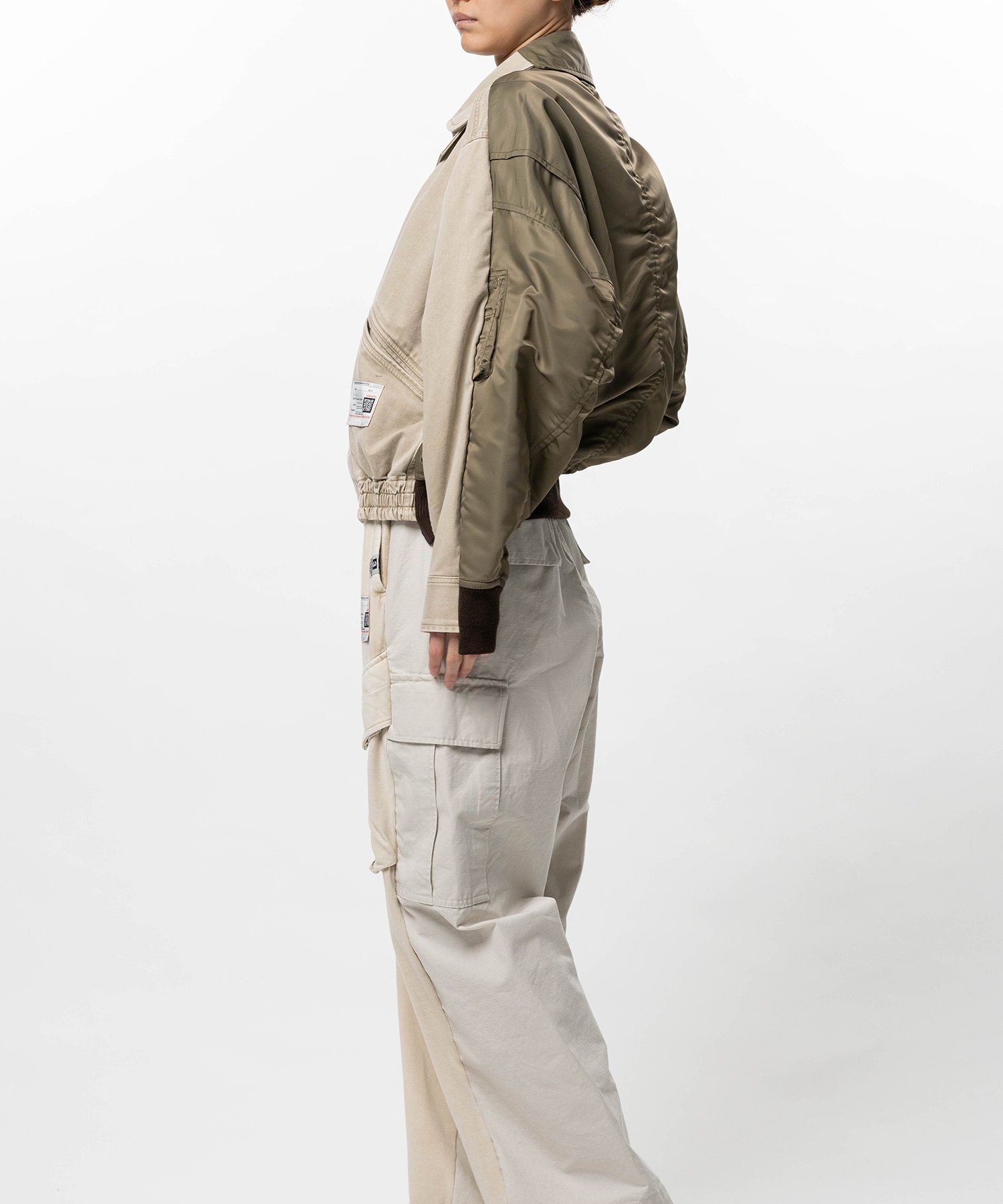 Front Back Combined Zip-up Jacket