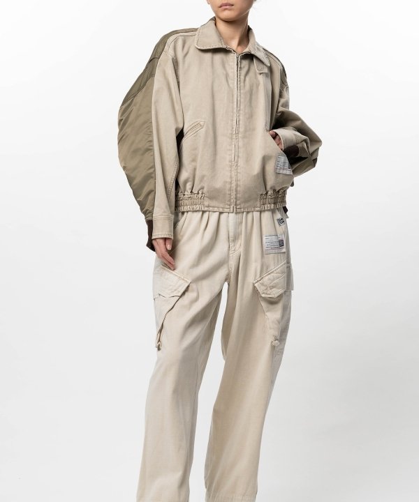 Front Back Combined Zip-up Jacket