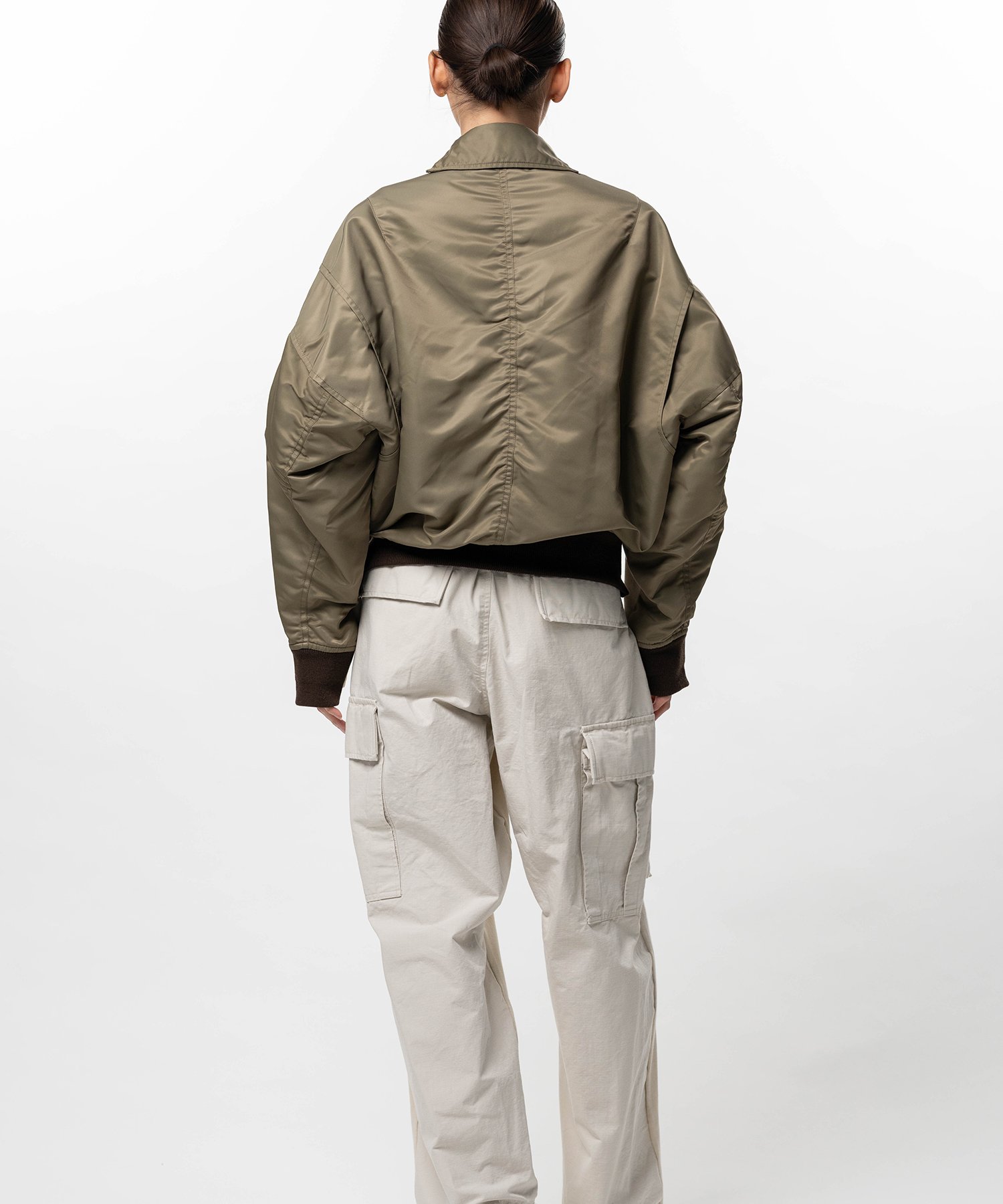 Front Back Combined Zip-up Jacket