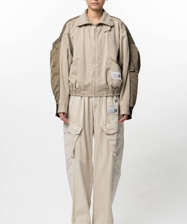 Front Back Combined Zip-up Jacket