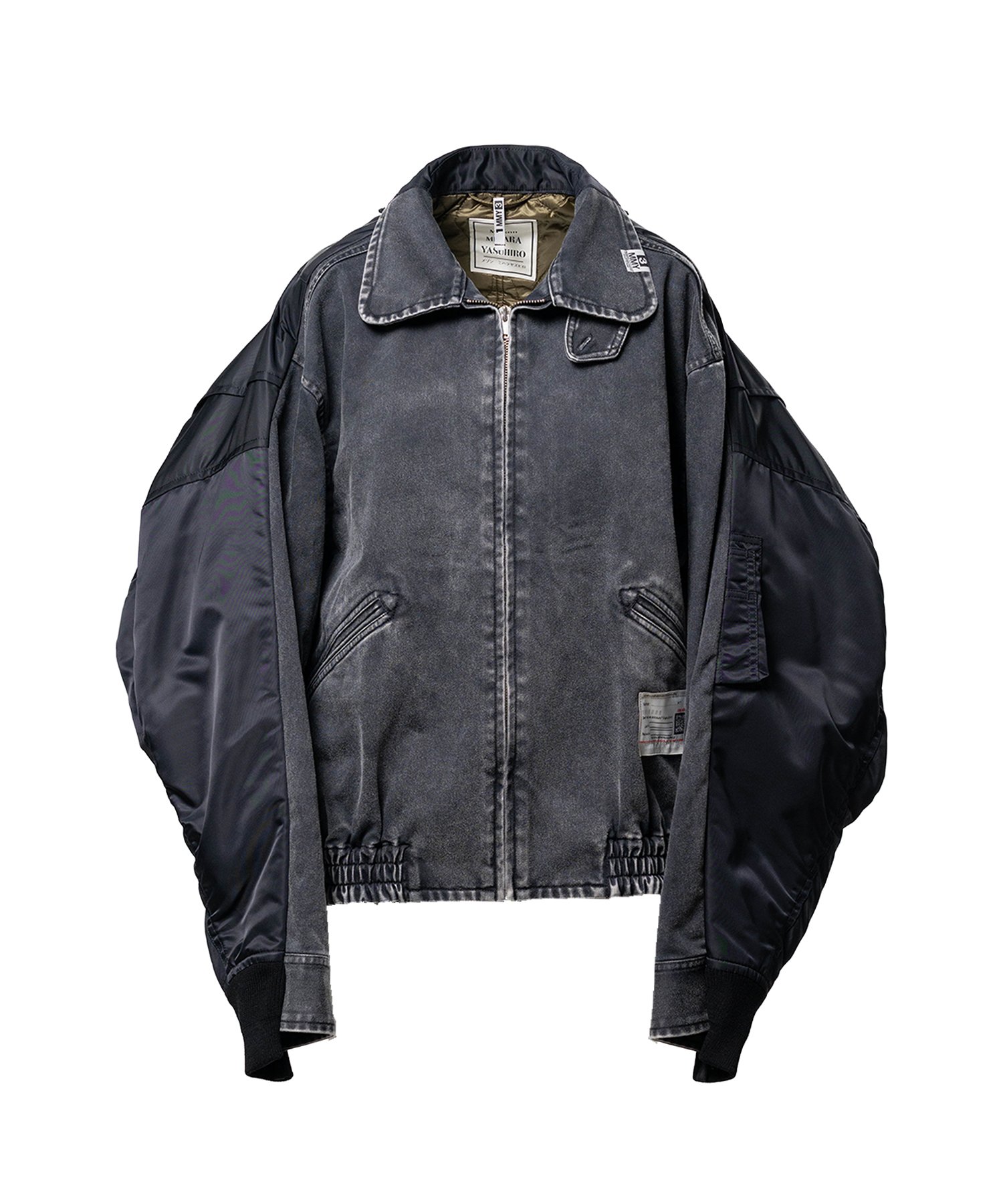 Front Back Combined Zip-up Jacket