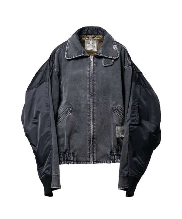 Front Back Combined Zip-up Jacket