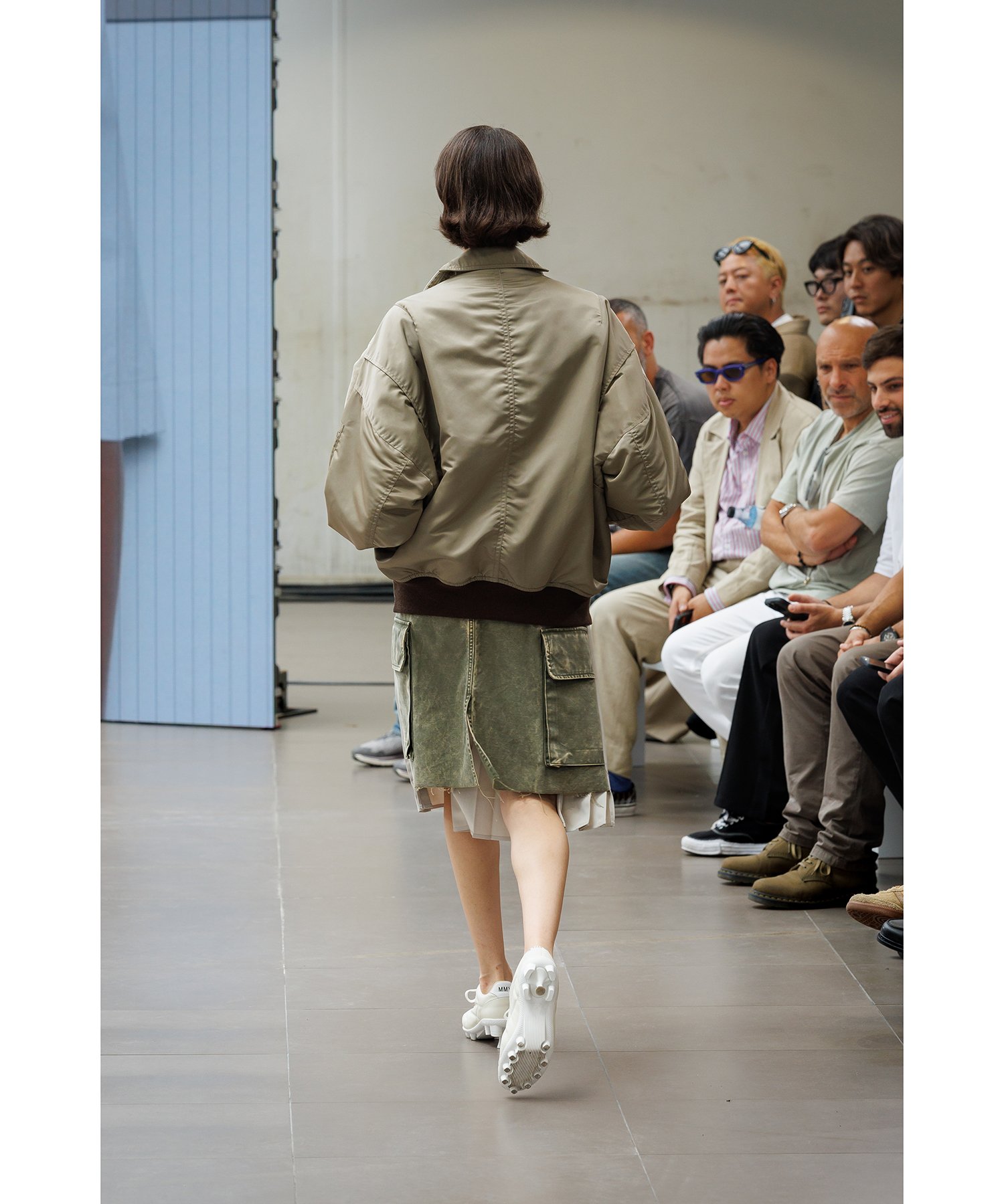 Front Back Combined Zip-up Jacket