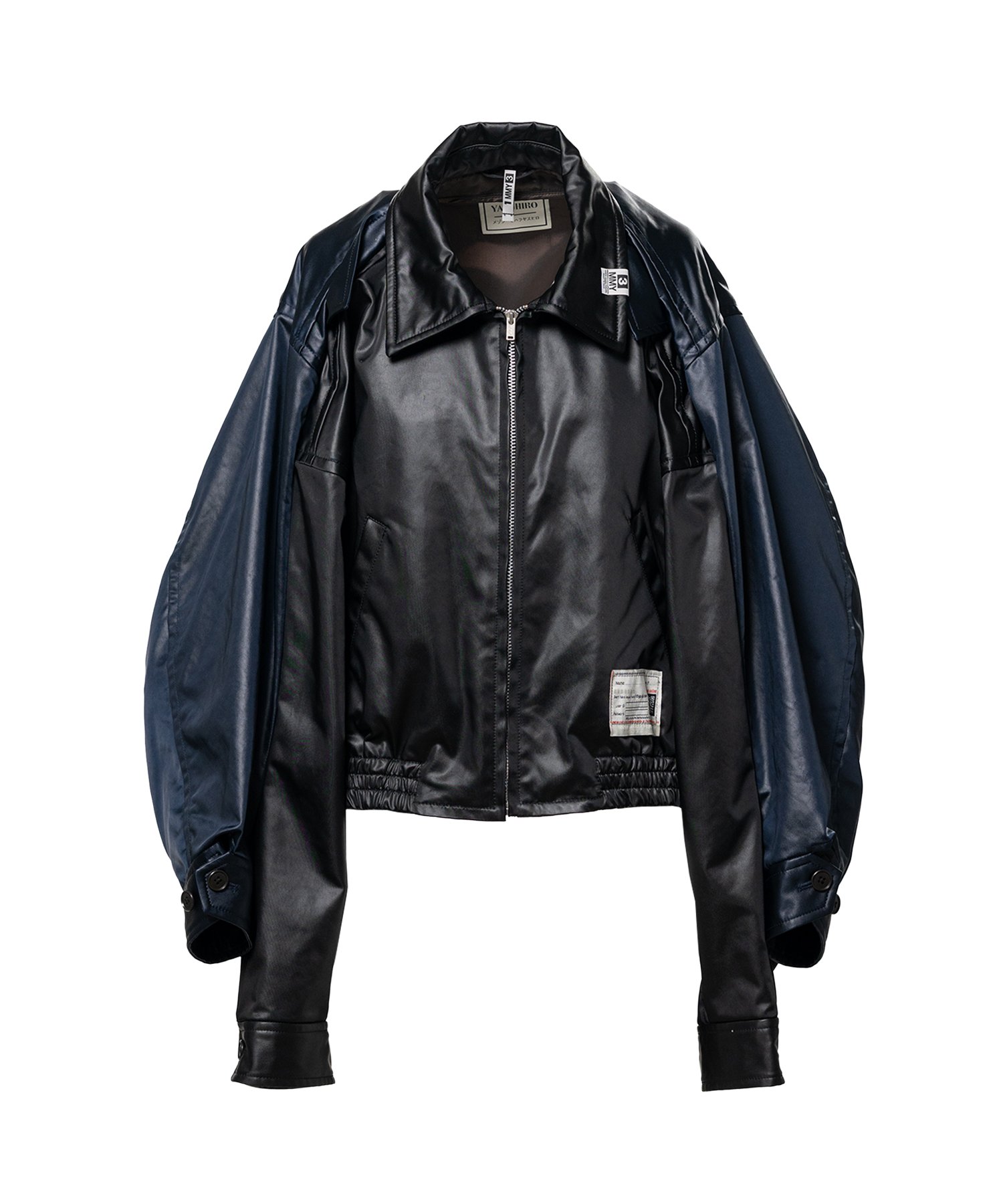 Double Sleeve Zip-up Jacket