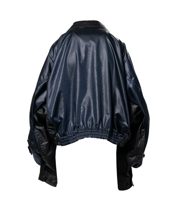 Double Sleeve Zip-up Jacket