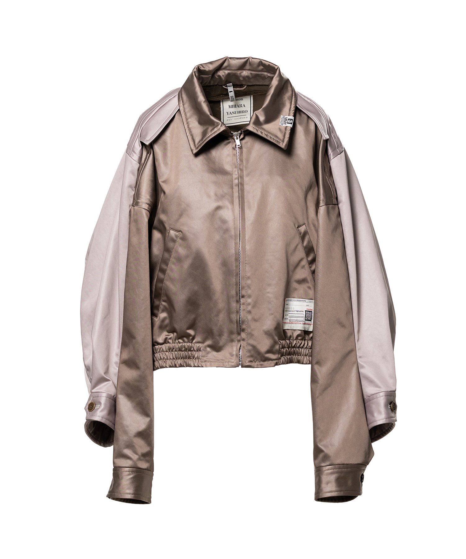 Double Sleeve Zip-up Jacket