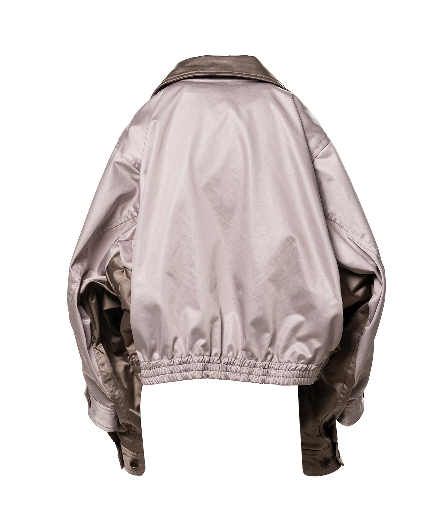 Double Sleeve Zip-up Jacket