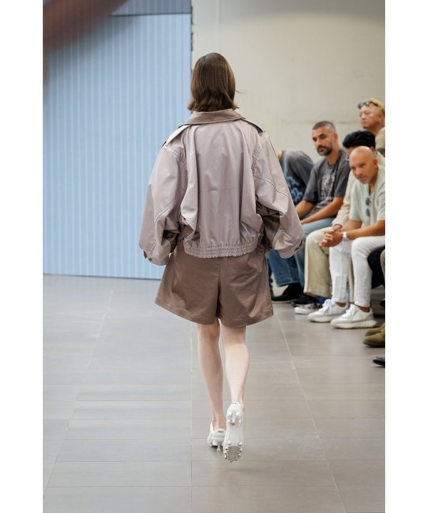 Double Sleeve Zip-up Jacket