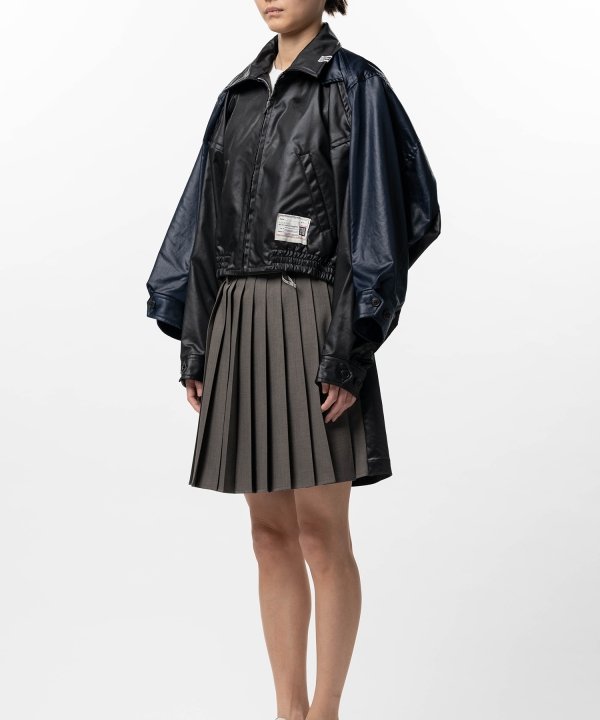 Double Sleeve Zip-up Jacket