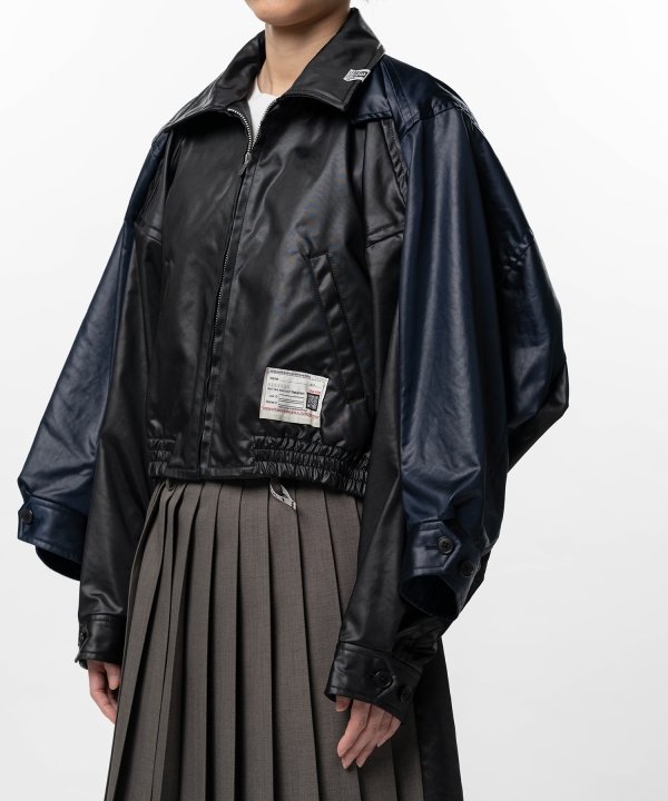 Double Sleeve Zip-up Jacket