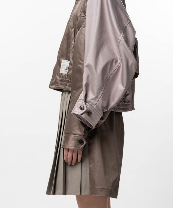 Double Sleeve Zip-up Jacket