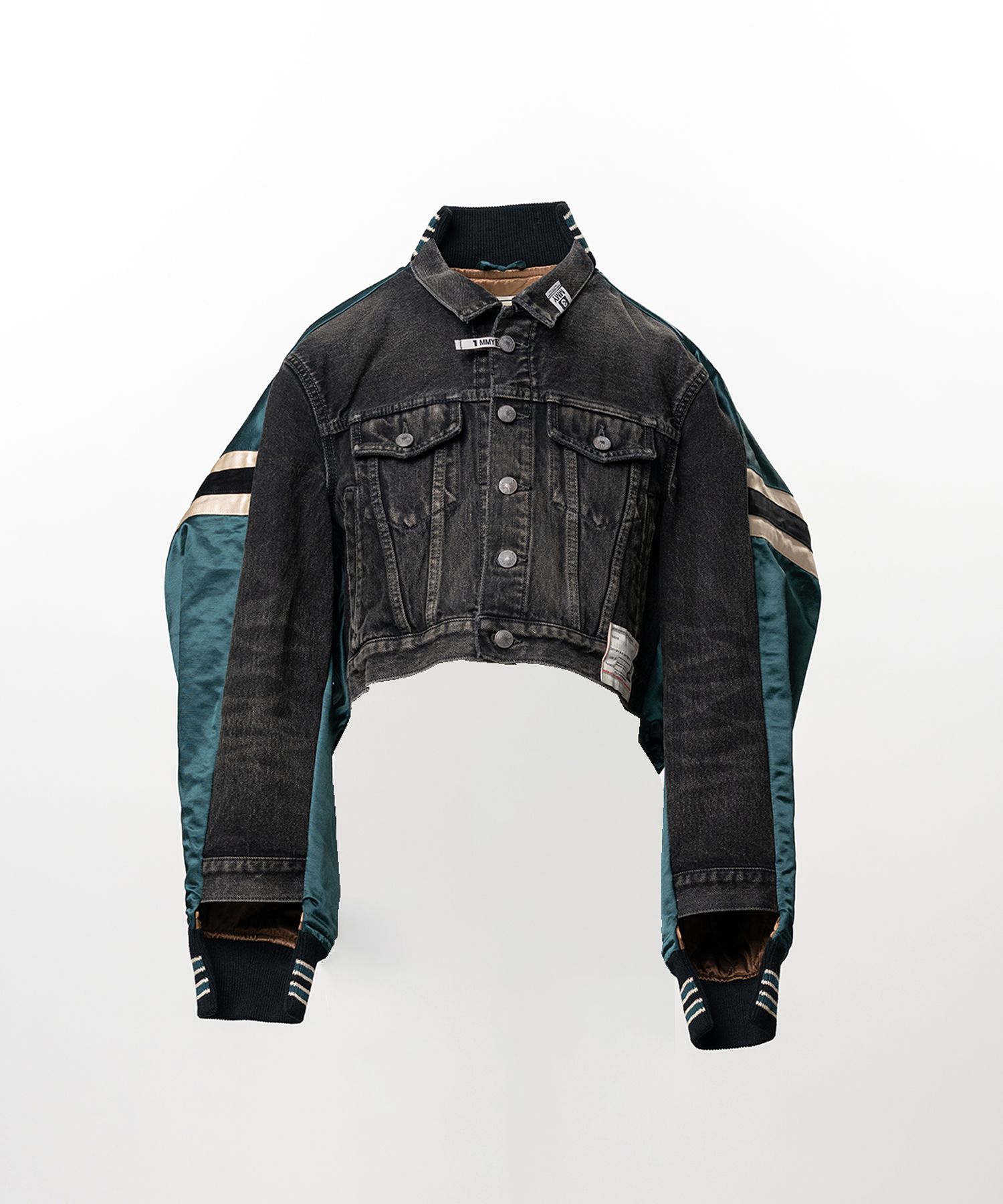 Front Back Combined Denim Jacket