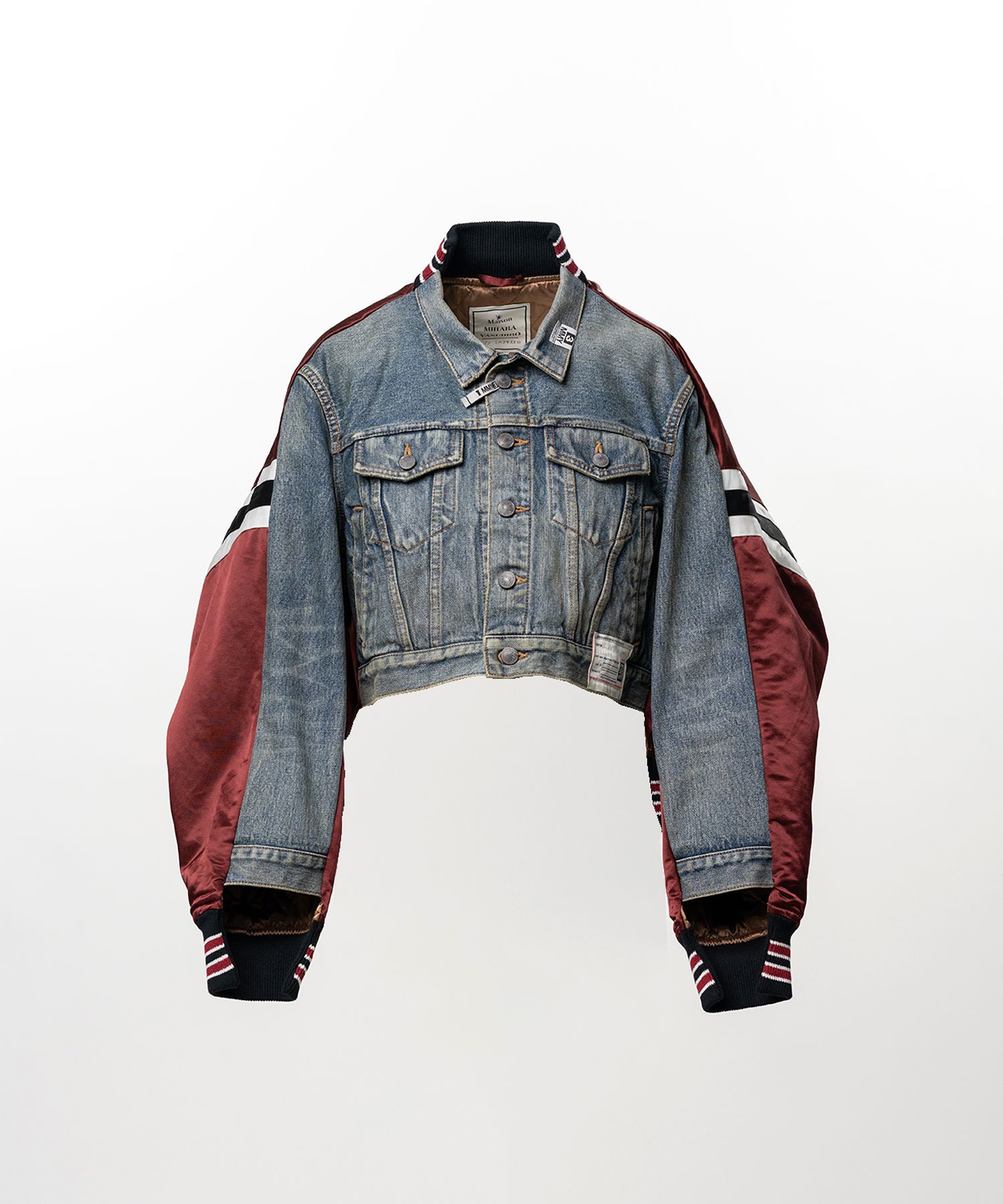 Front Back Combined Denim Jacket