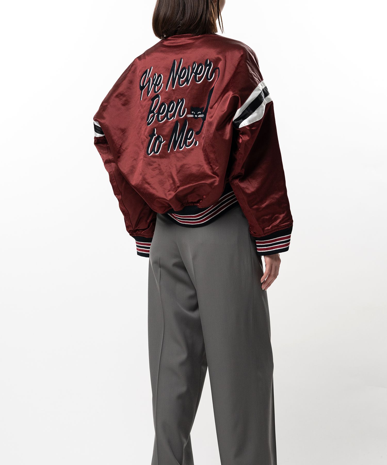 Front Back Combined Denim Jacket