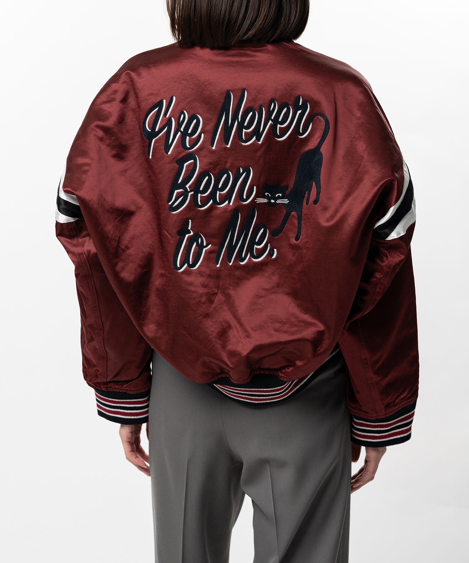 Front Back Combined Denim Jacket