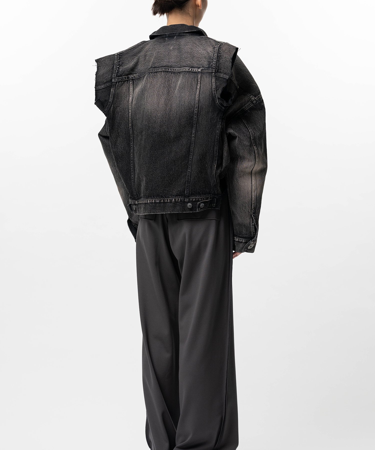 Vest Combined Denim Jacket