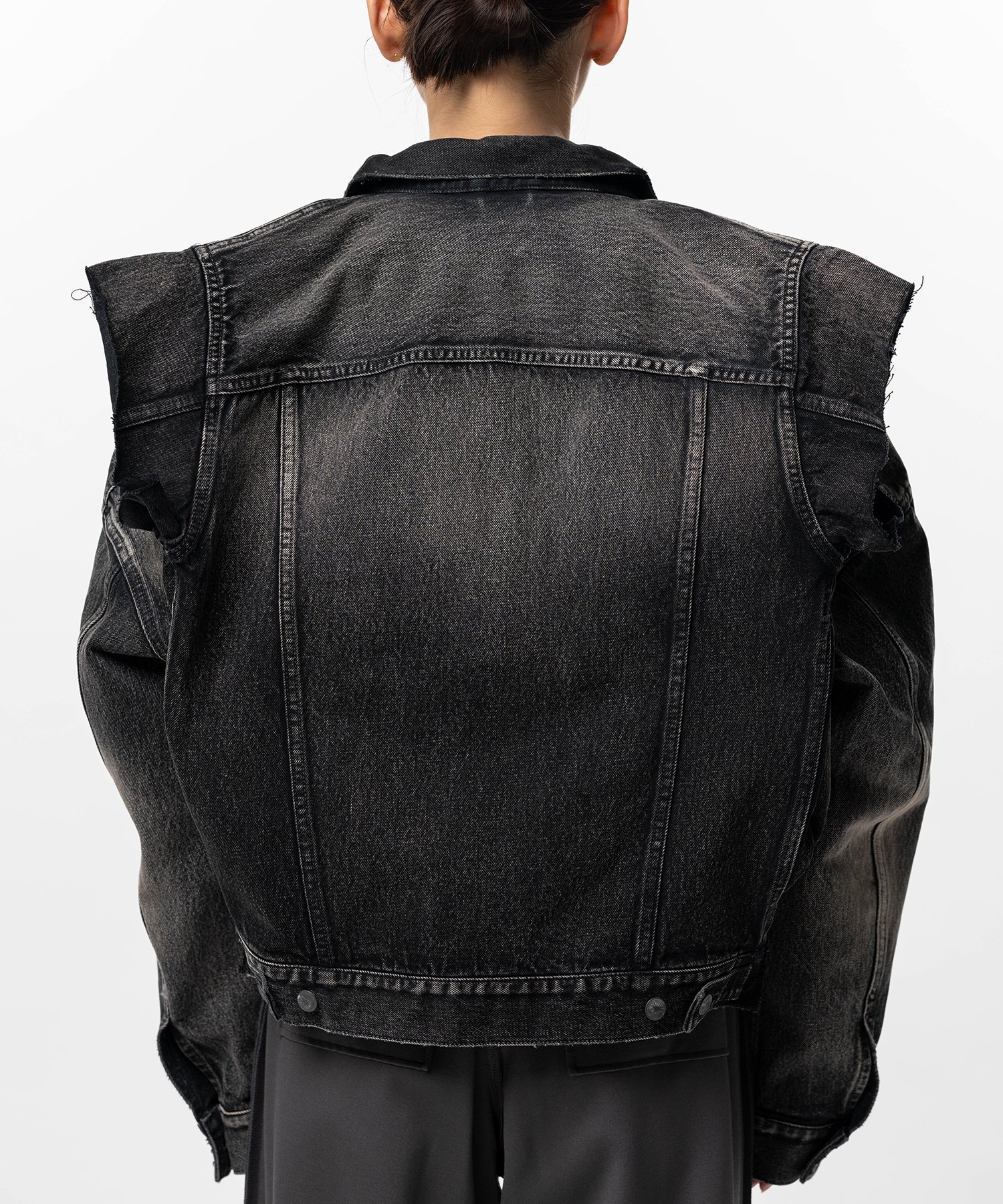 Vest Combined Denim Jacket