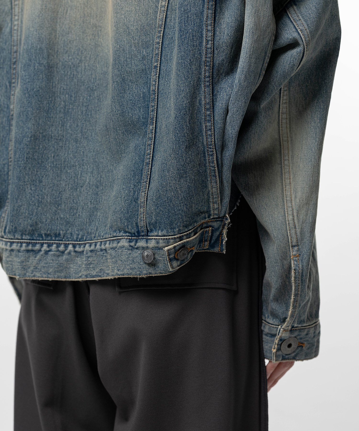 Vest Combined Denim Jacket