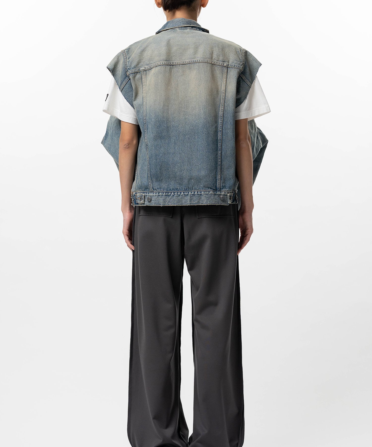 Vest Combined Denim Jacket