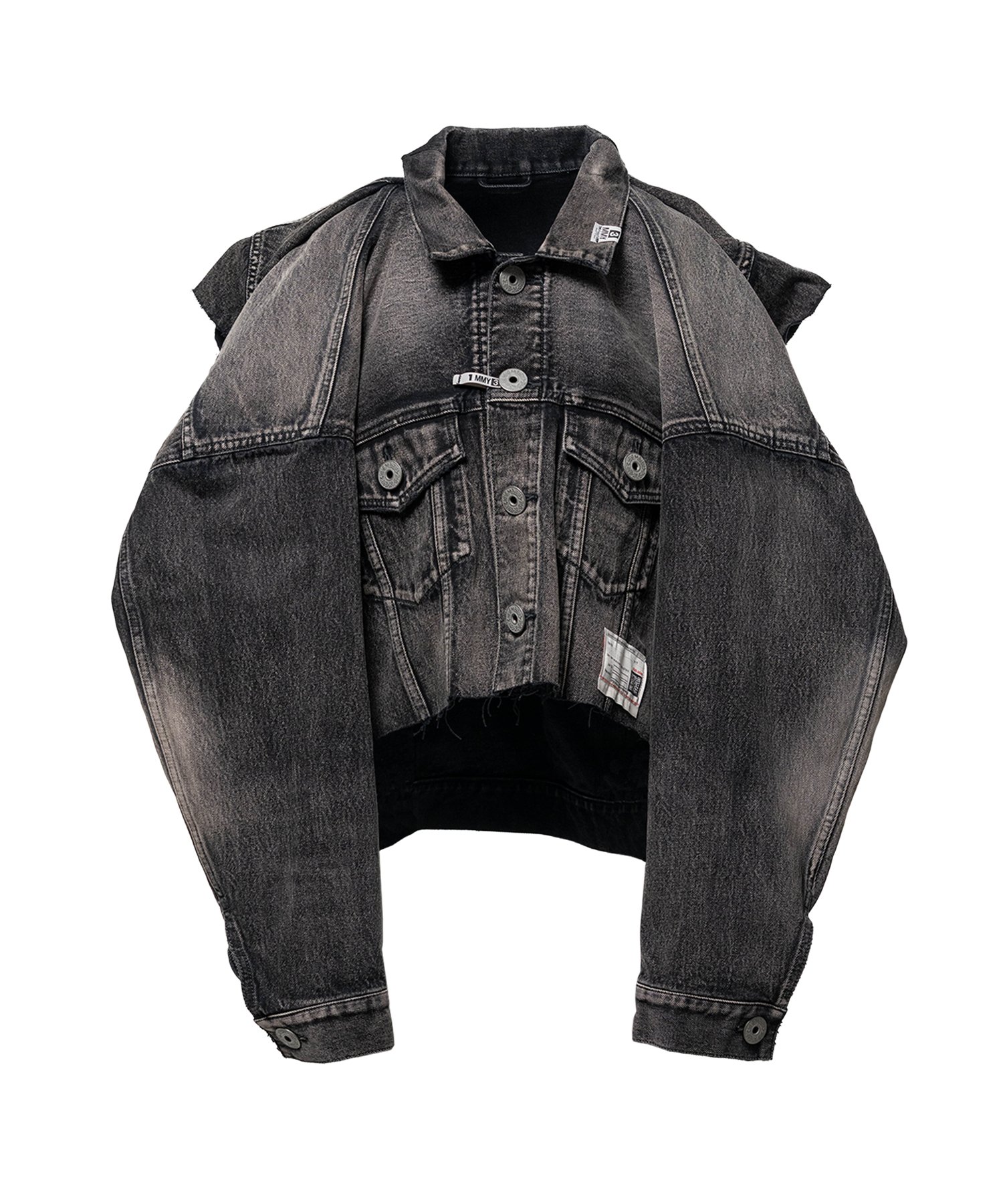 Vest Combined Denim Jacket