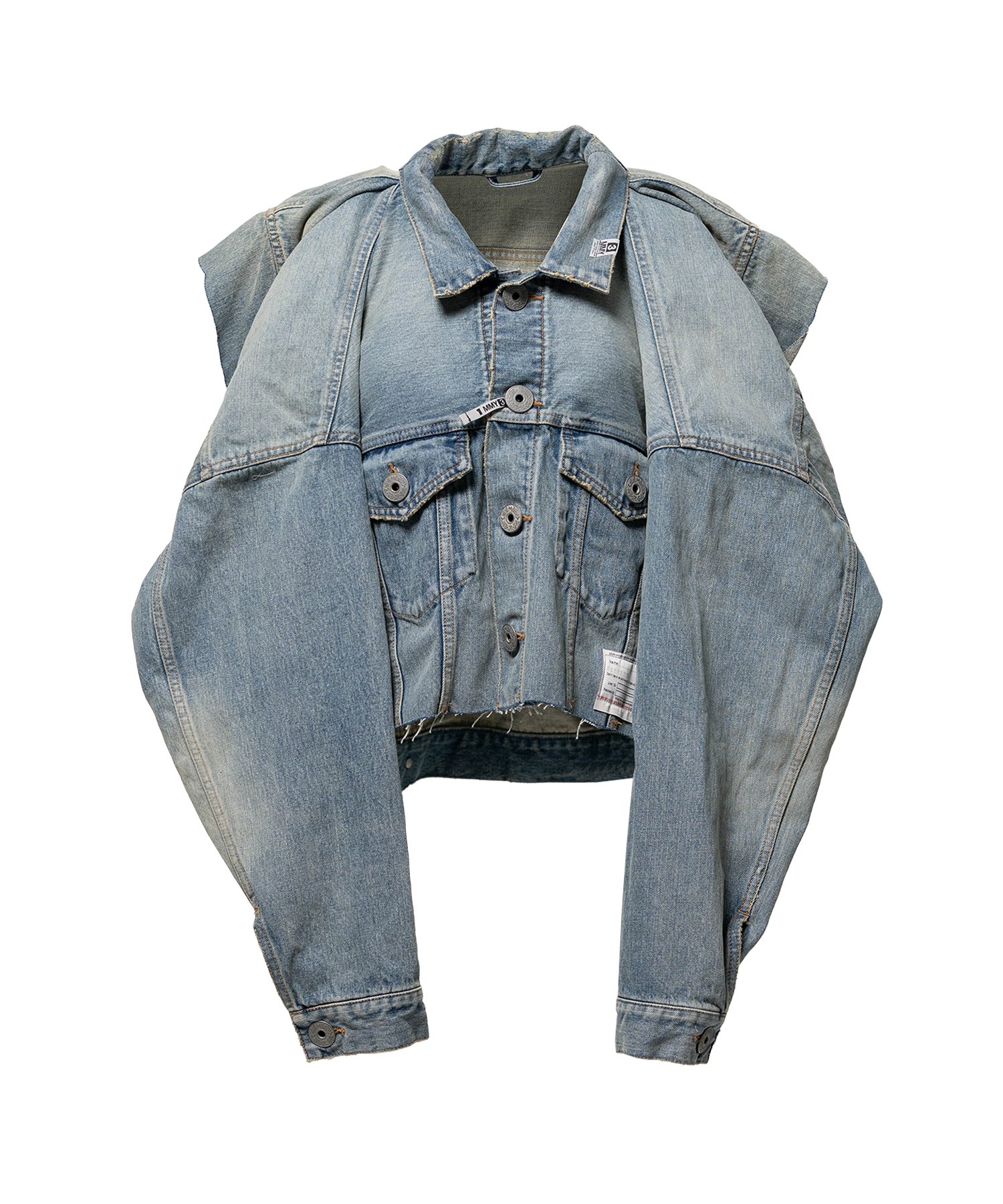 Vest Combined Denim Jacket