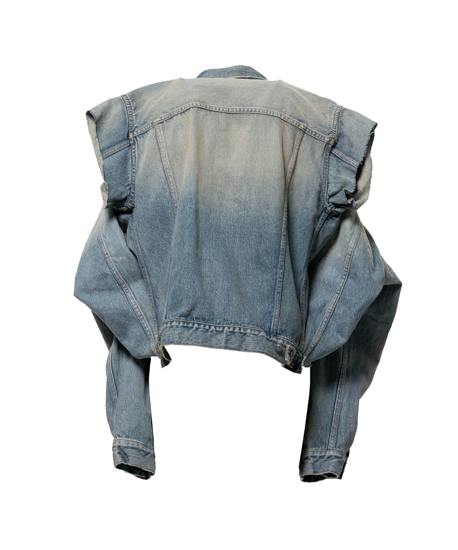 Vest Combined Denim Jacket
