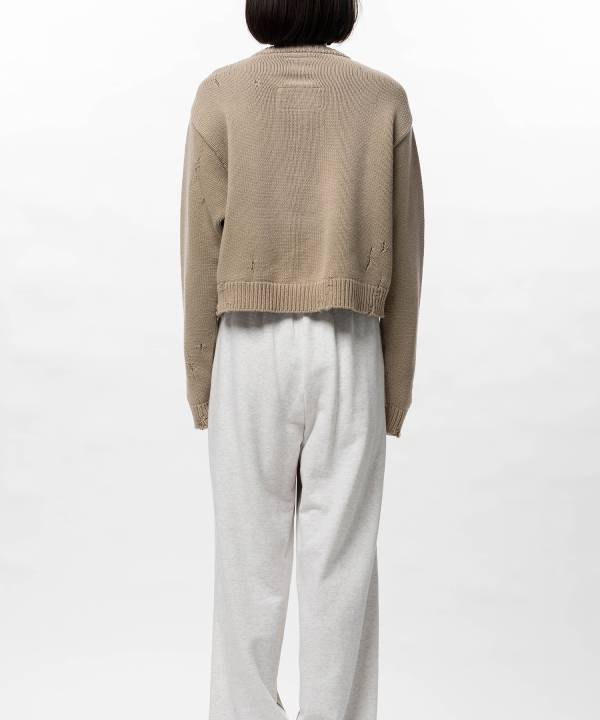 Dinosaur Jacquard Knit Cardigan