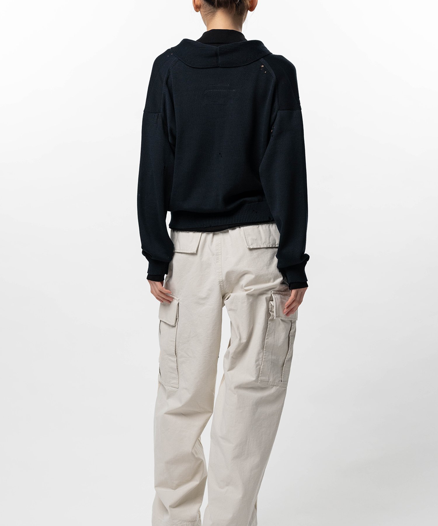 Layered Knit Cardigan