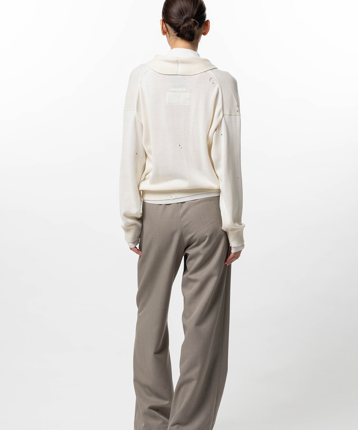 Layered Knit Cardigan