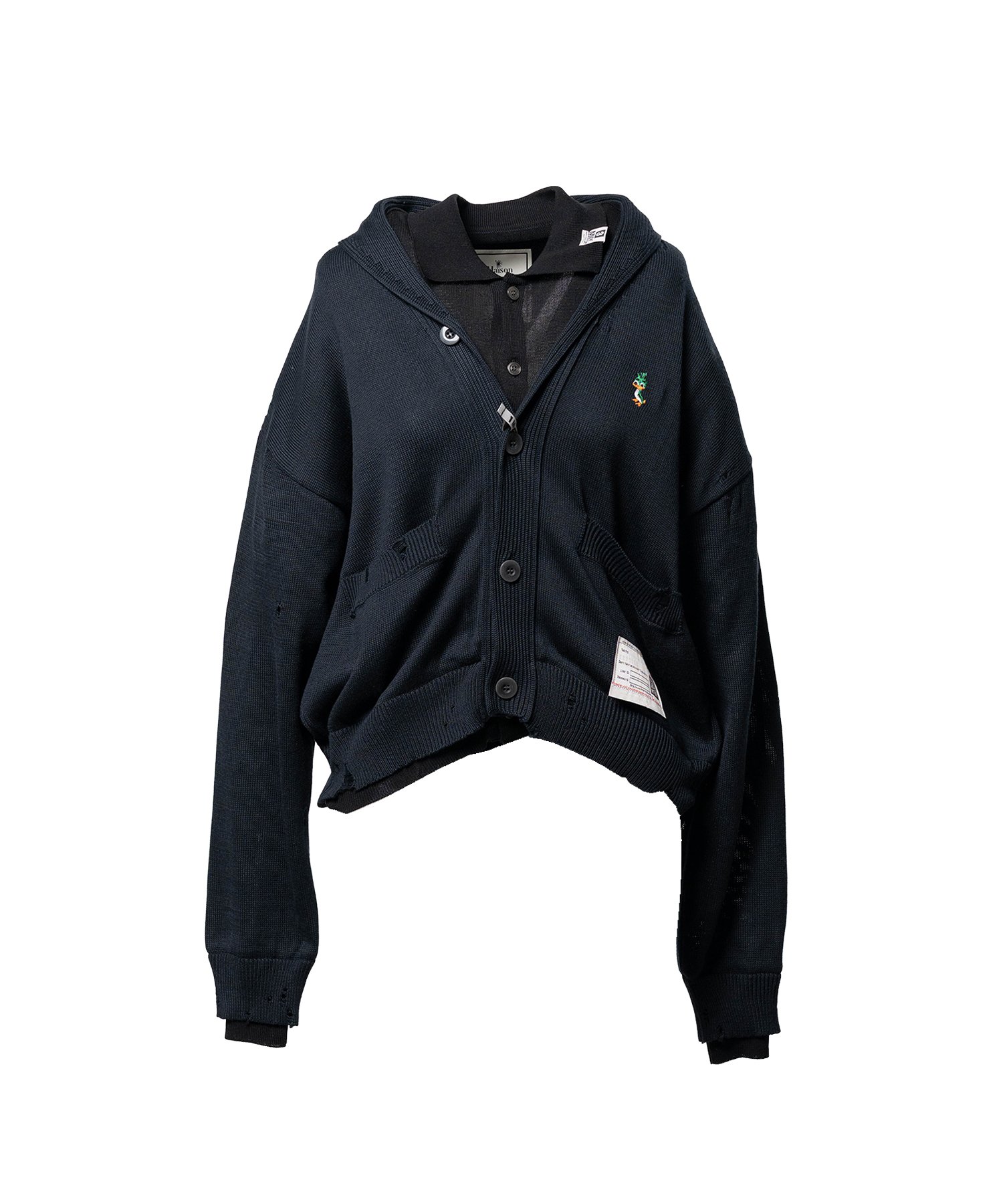 Layered Knit Cardigan