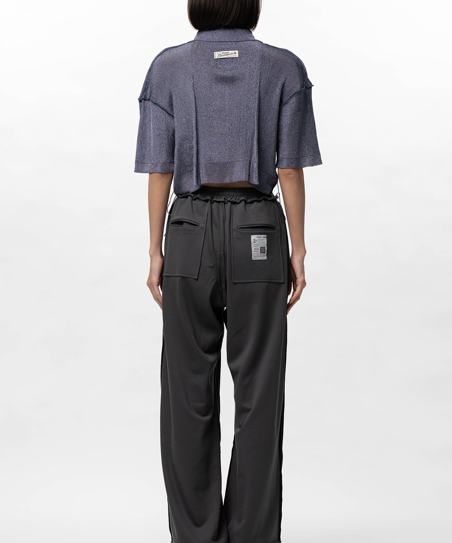 Inside-Out Glitter Knit Cardigan