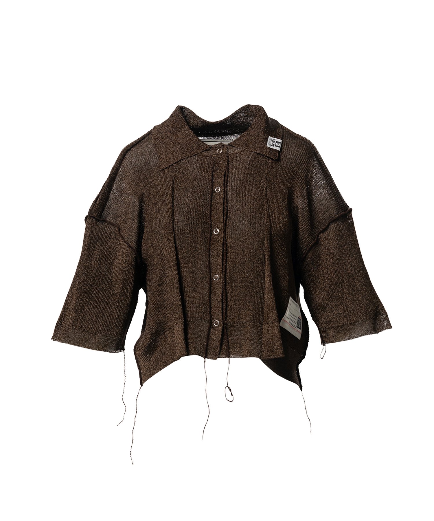 Inside-Out Glitter Knit Cardigan