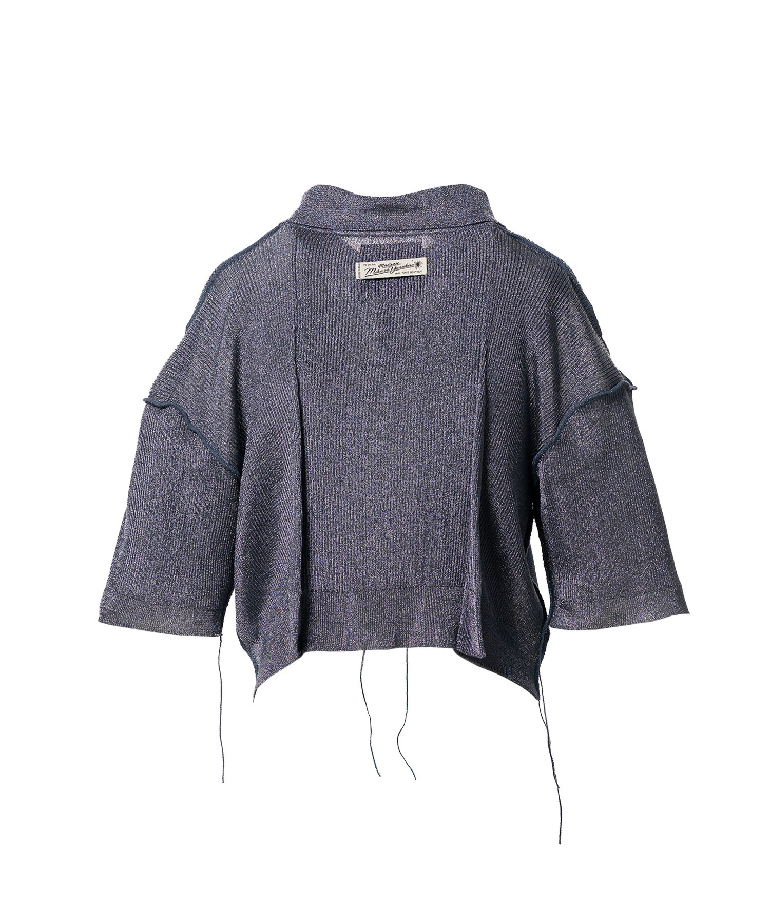 Inside-Out Glitter Knit Cardigan