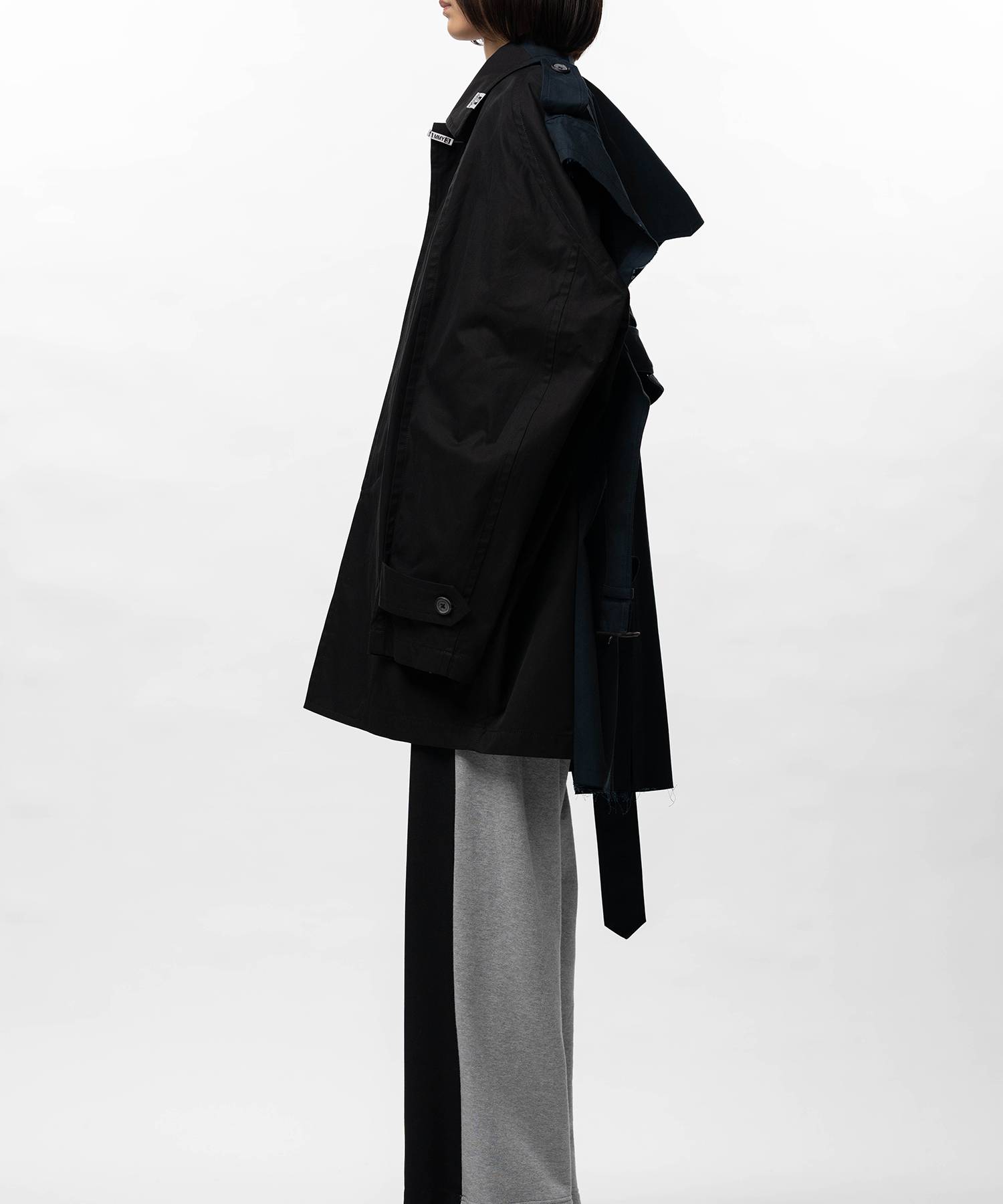 Vest Combined Balmacaan Coat