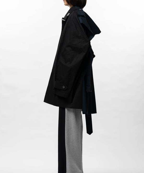 Vest Combined Balmacaan Coat
