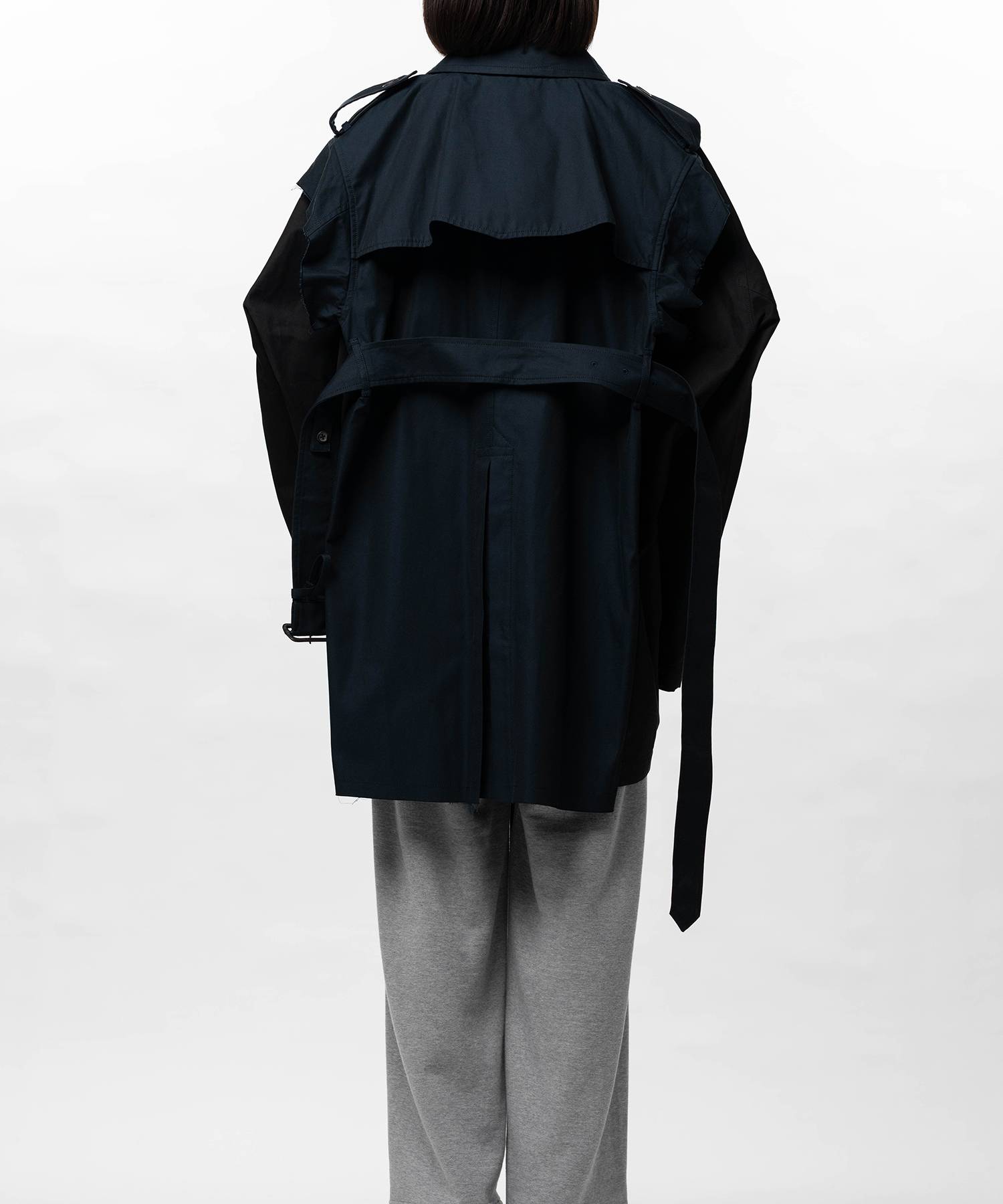 Vest Combined Balmacaan Coat