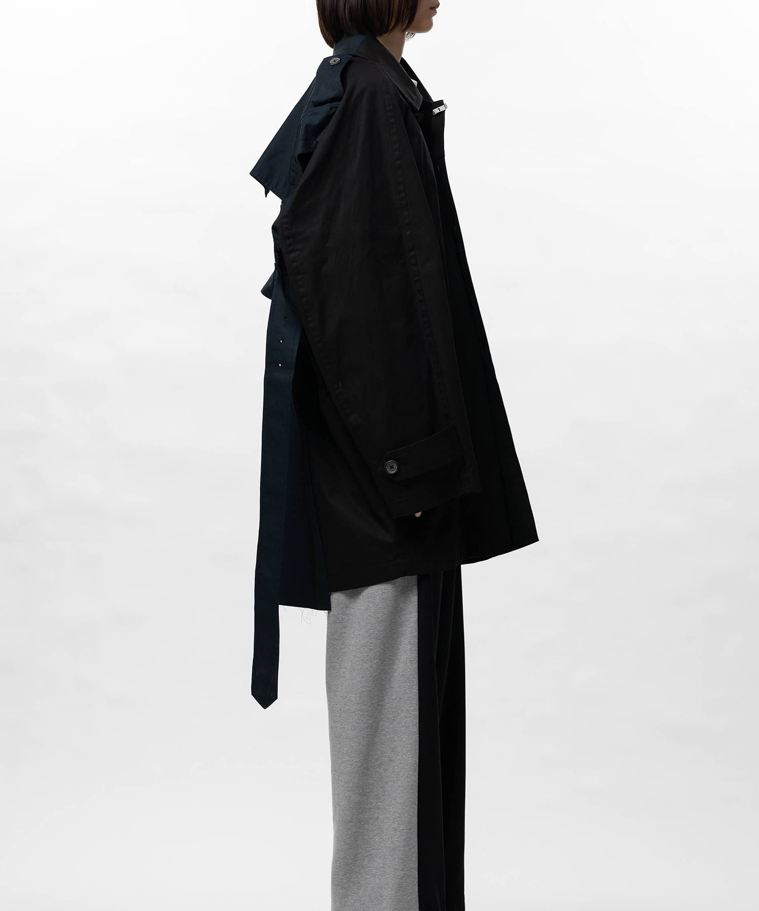 Vest Combined Balmacaan Coat